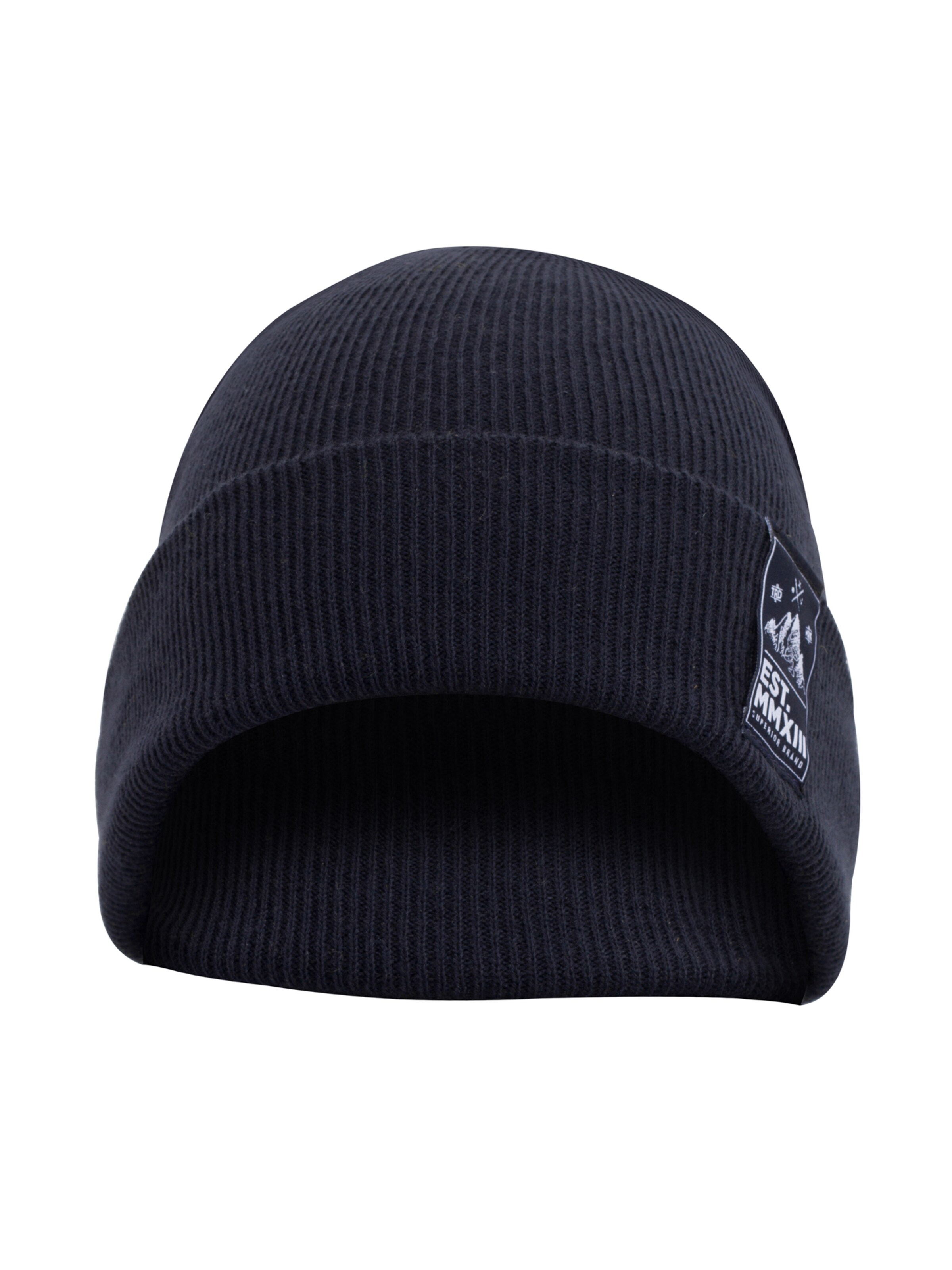 Manufaktur13 Mütze 'Rough'‌‌‌‌‌‌ in Blau: Vorderseite