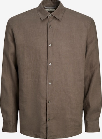 Coupe regular Chemise 'Lawrence' JACK & JONES en gris : devant