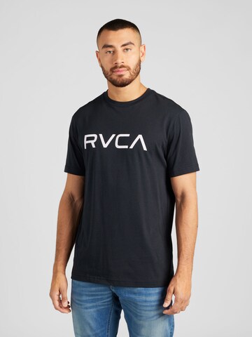 RVCA - Camiseta en negro: frente