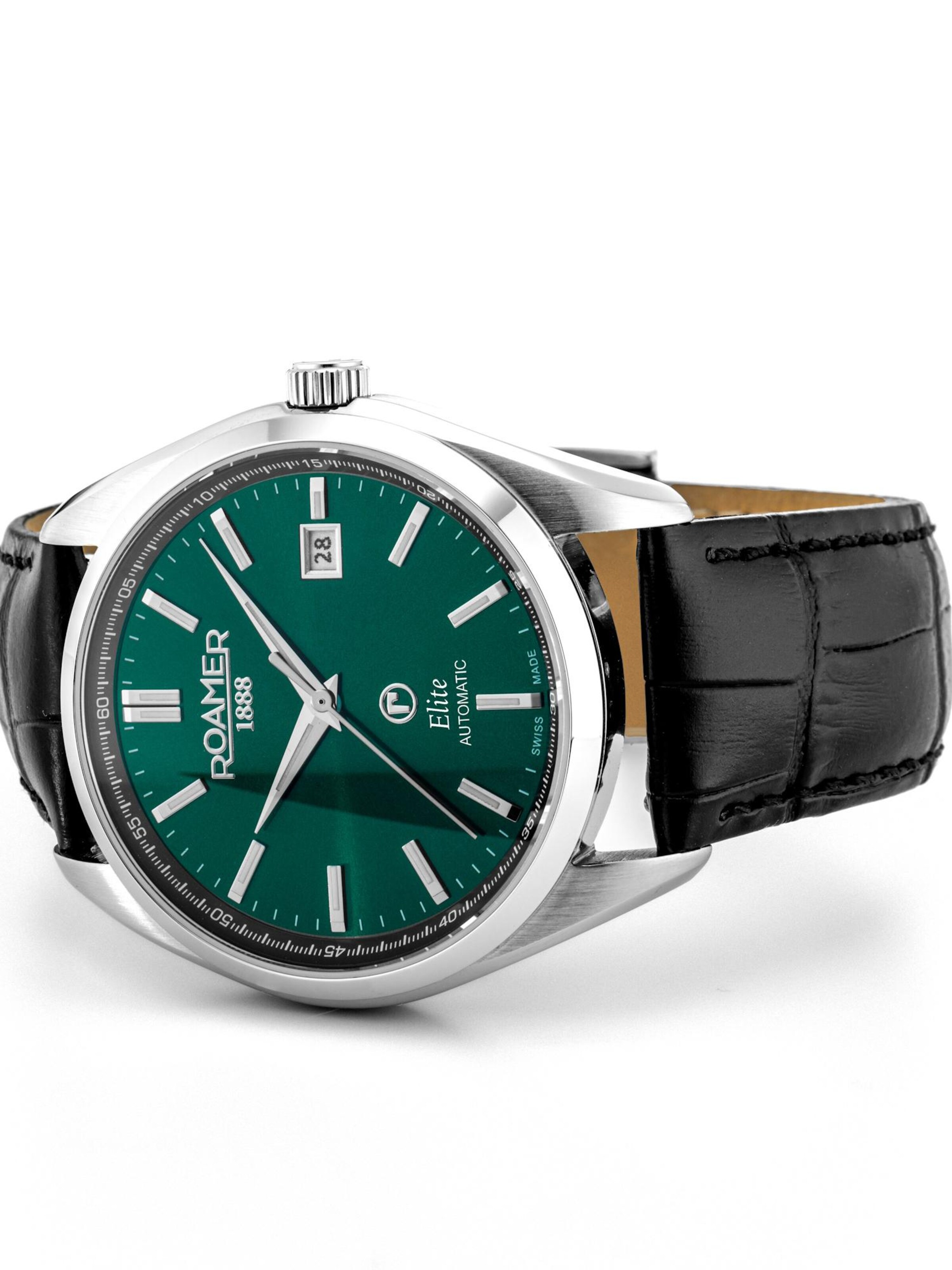 Roamer Analog Watch 'Elite' in Green
