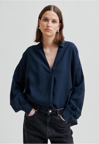 Camicia da donna 'Timeline' di SECOND FEMALE in blu