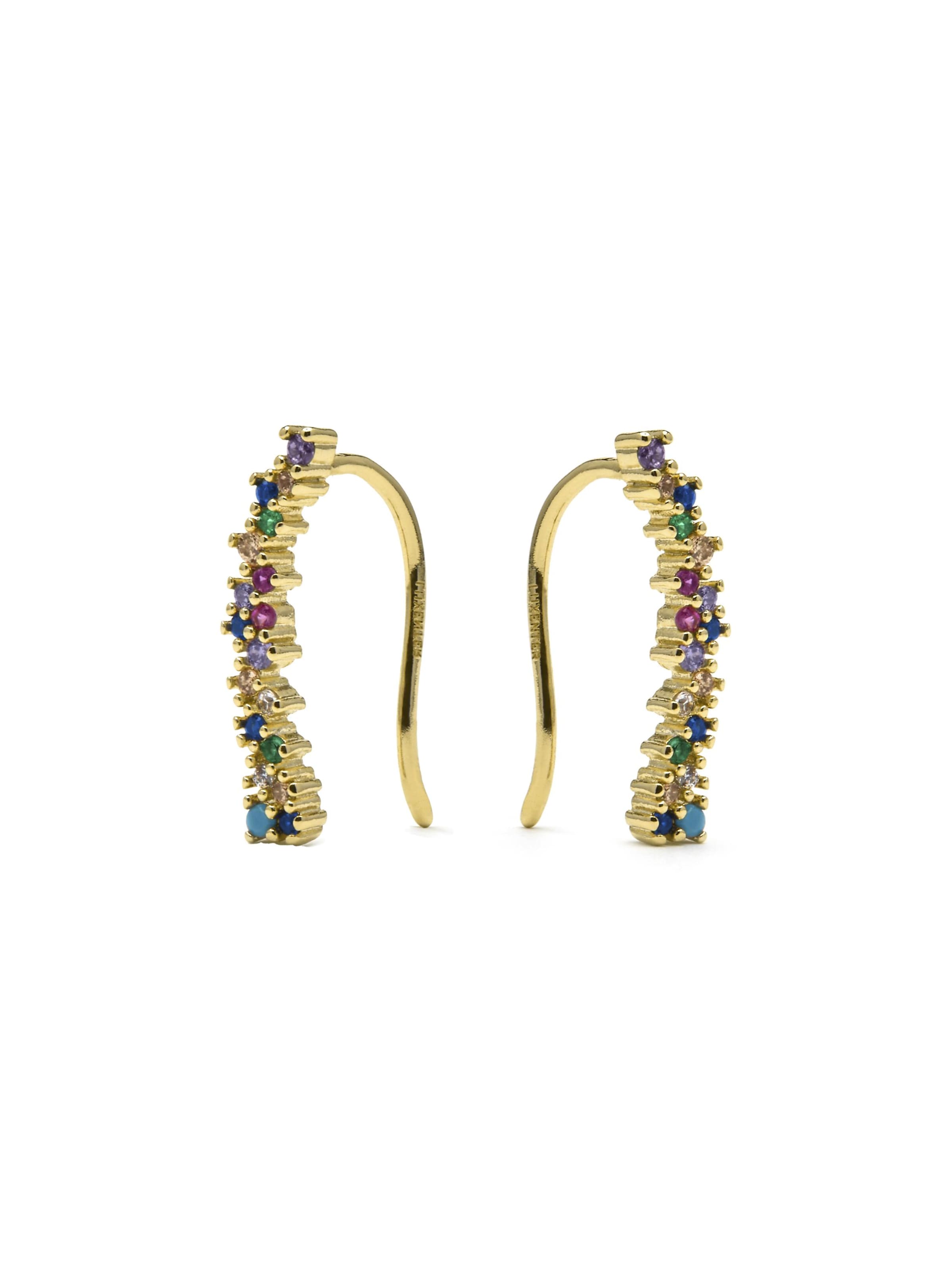 Luxenter Earrings 'Yionli' in Mixed colors: front
