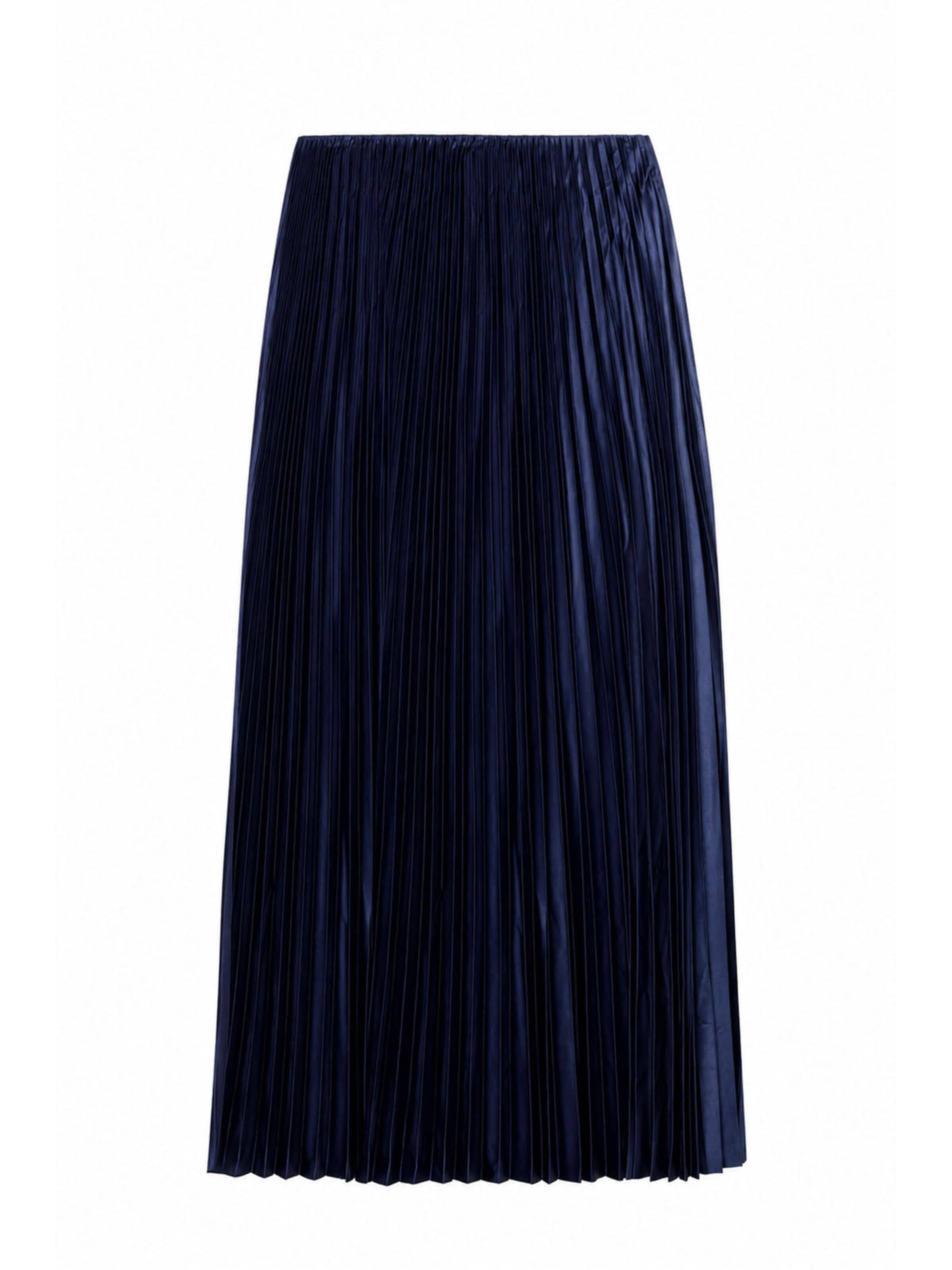 Jupe 'Pleated Skirt' Touché Privé en bleu : devant