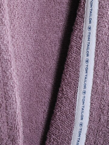 TOM TAILOR Long Bathrobe in Purple