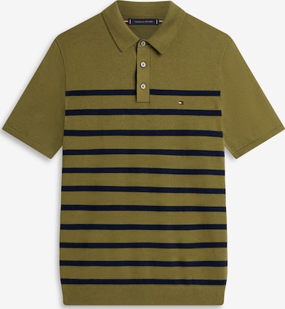 Megztinis 'ESSENTIAL' iš TOMMY HILFIGER, spalva – tamsiai mėlyna / alyvuogių spalva, Prekių apžvalga