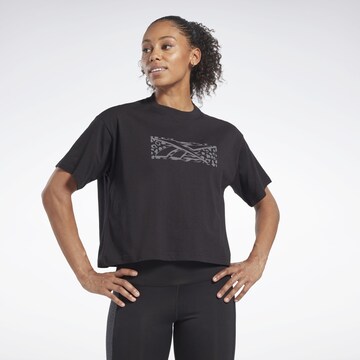 Reebok Performance Shirt in Black: front