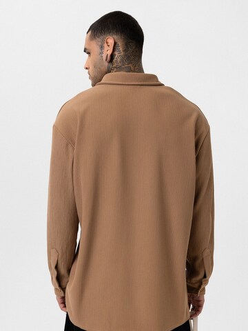 Dandalo Comfort fit Button Up Shirt 'Uberto' in Beige