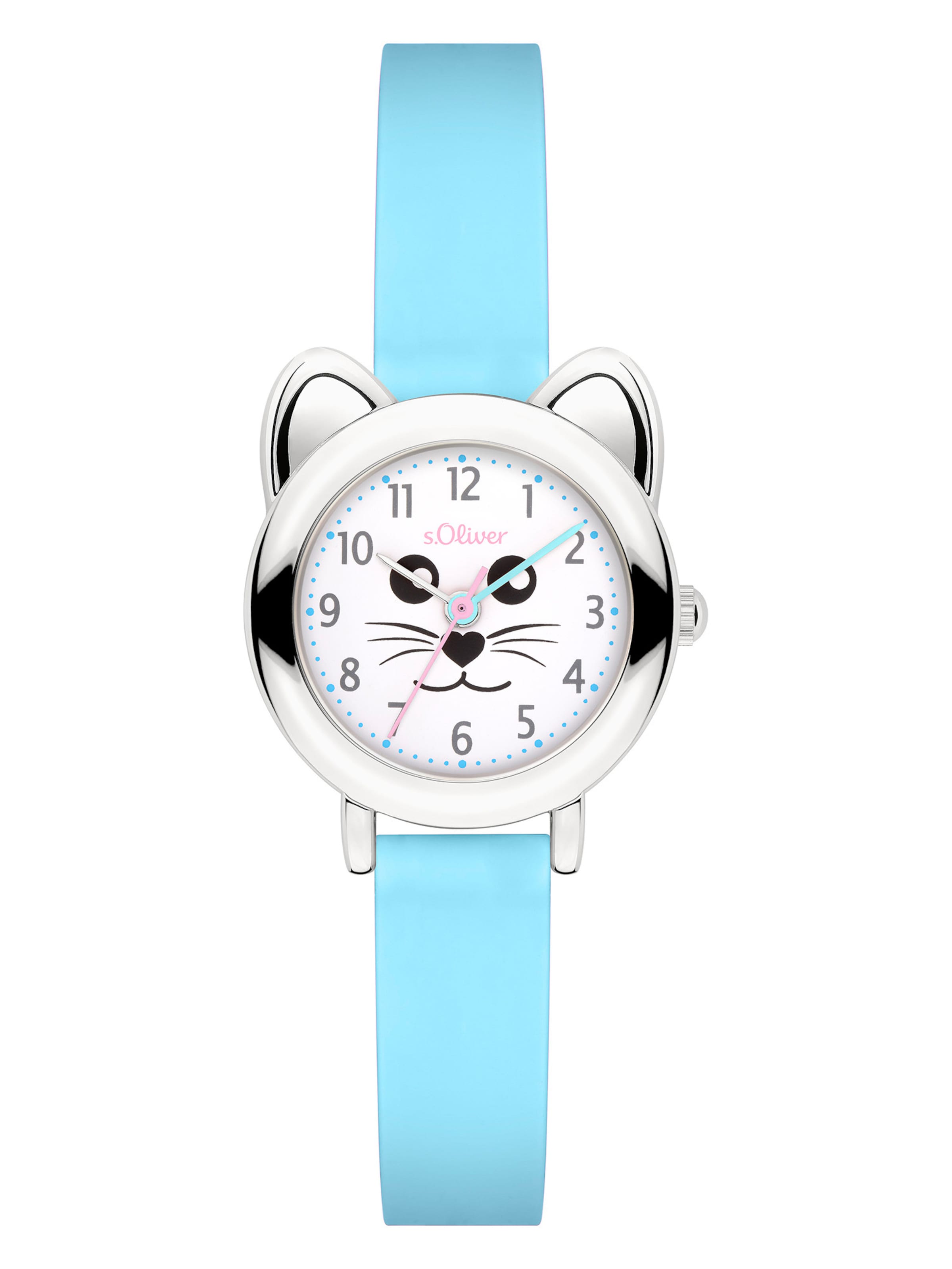 s.Oliver Watch 'The Cat' in Silver: front