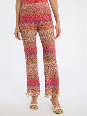 Regular Pantalon 'Zayasa' Ana Alcazar en mélange de couleurs : devant