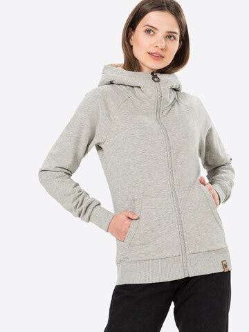 Fli Papigu Sweat jacket in Grey: front