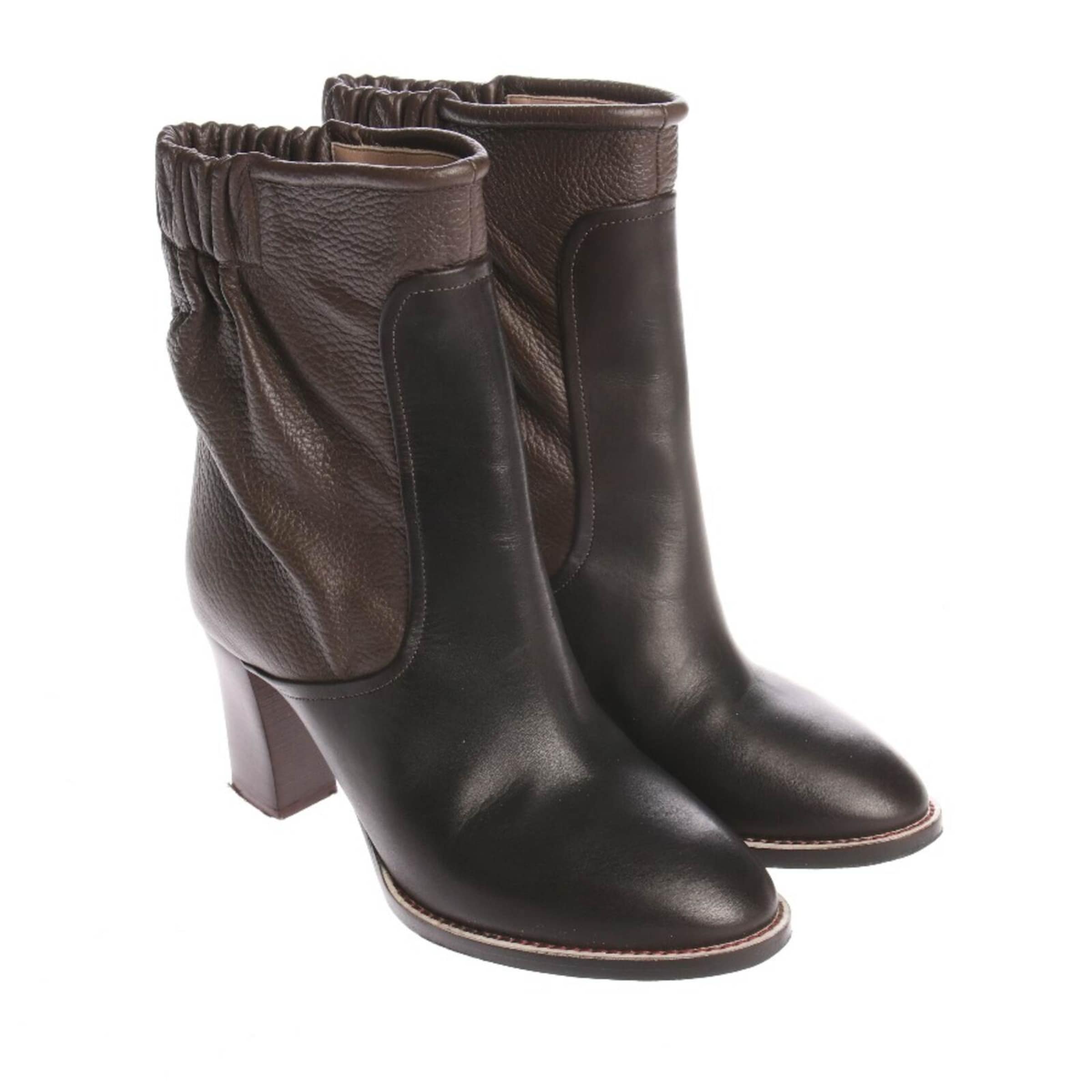 Chloé Stiefeletten 35,5 in Braun: Vorderseite