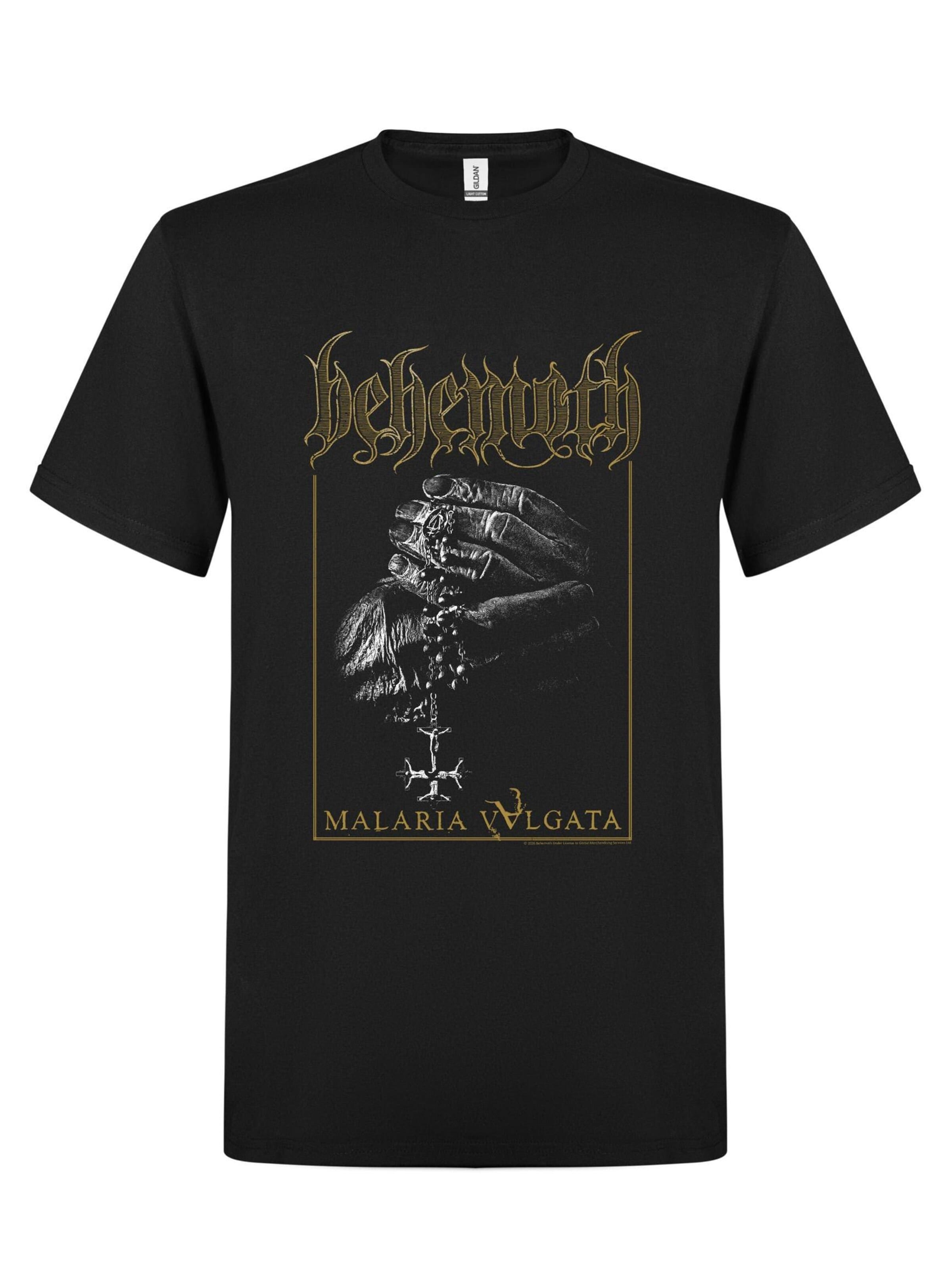 Rockshirts Shirt 'Behemoth Malaria Vulgaria'‌‌‌‌‌‌ in Schwarz: Vorderseite