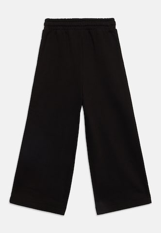 Wide leg Pantaloni de la Calvin Klein Jeans pe negru