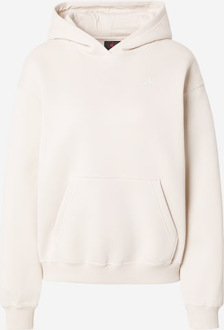 Jordan Sweatshirt 'BRKLN FLC' i vit: framsida