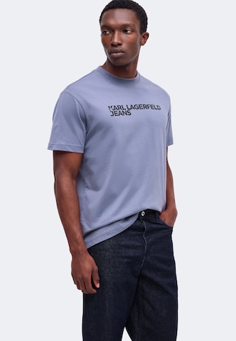 Tricou 'Essential' de la KARL LAGERFELD JEANS pe albastru