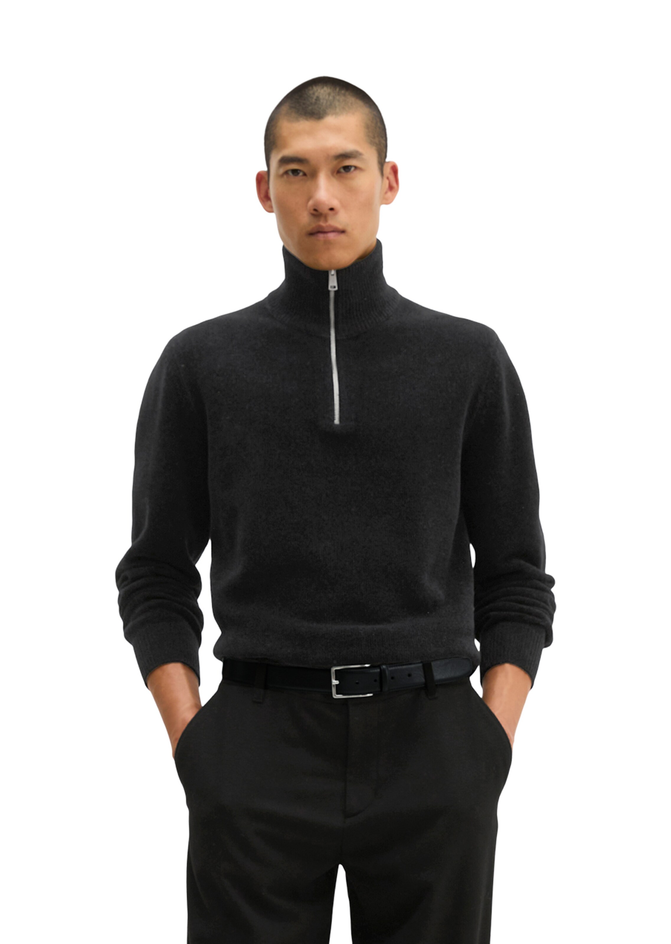 Marc O'Polo Pullover in Schwarz: Vorderseite
