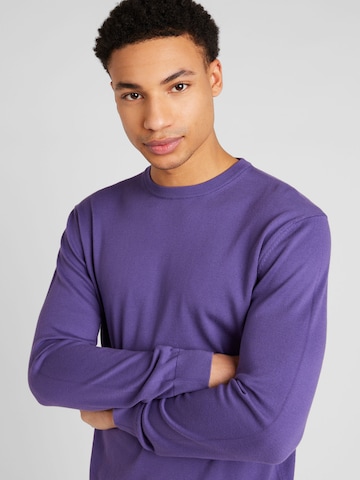 UNITED COLORS OF BENETTON Regular fit Sweater in Purple