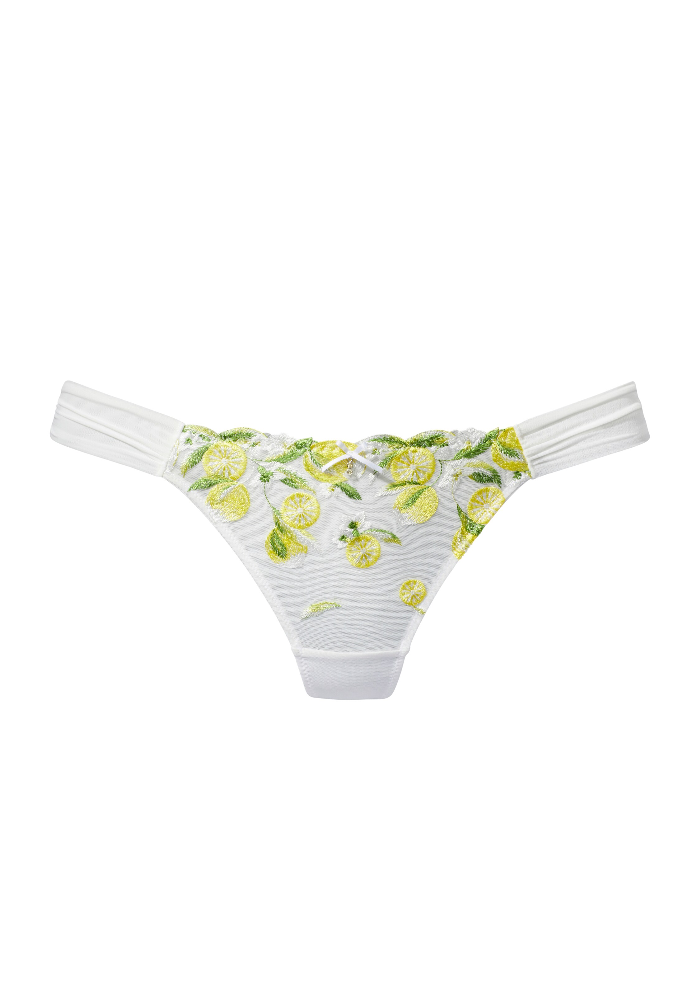 VIVANCE Thong in White: front