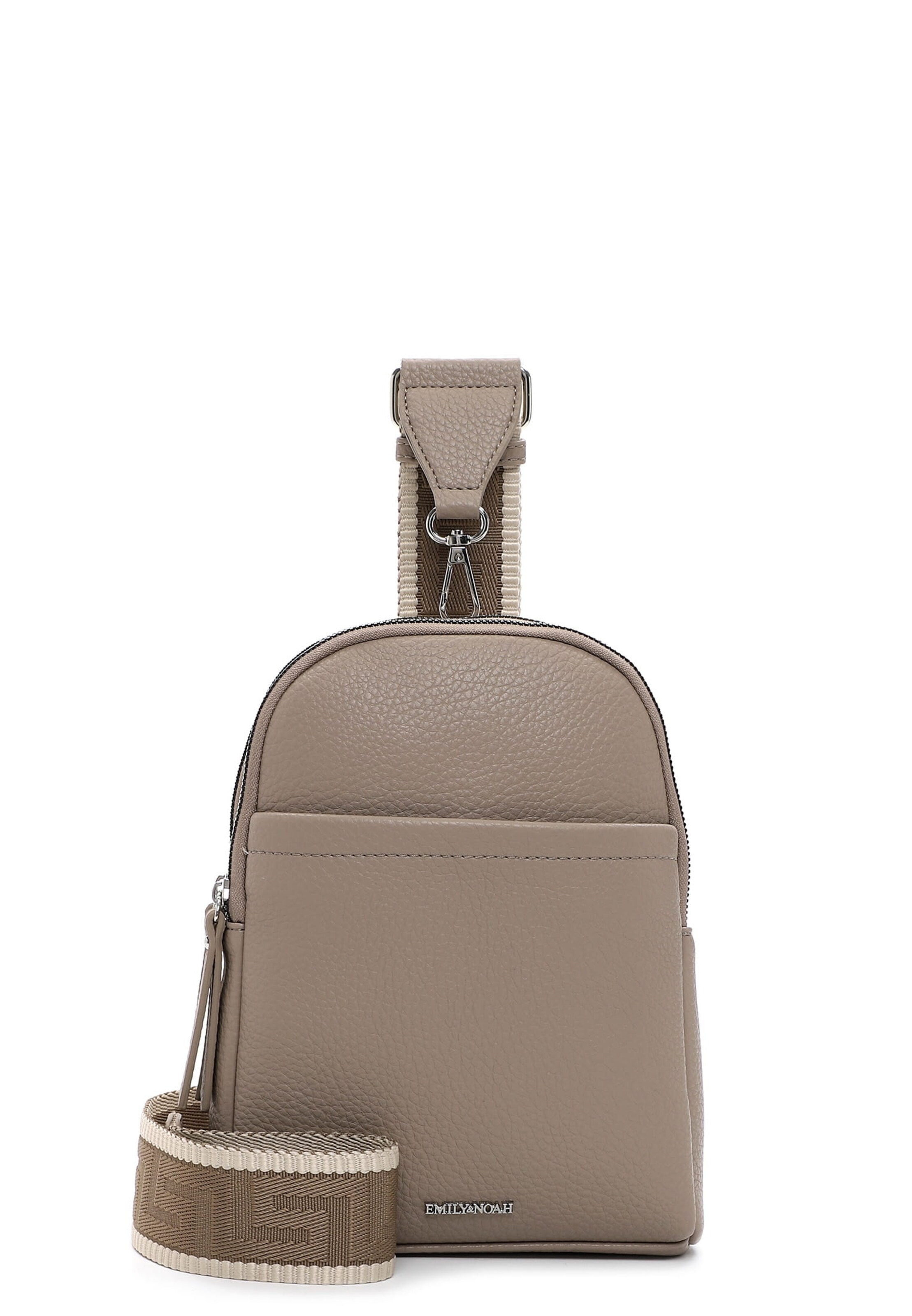 Emily & Noah Umhängetasche 'Elena' in Beige: Vorderseite