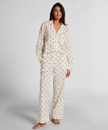 Hunkemöller Pyjamahose in Weiß