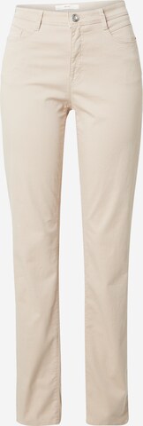 Regular Pantalon 'Carola' BRAX en beige : devant