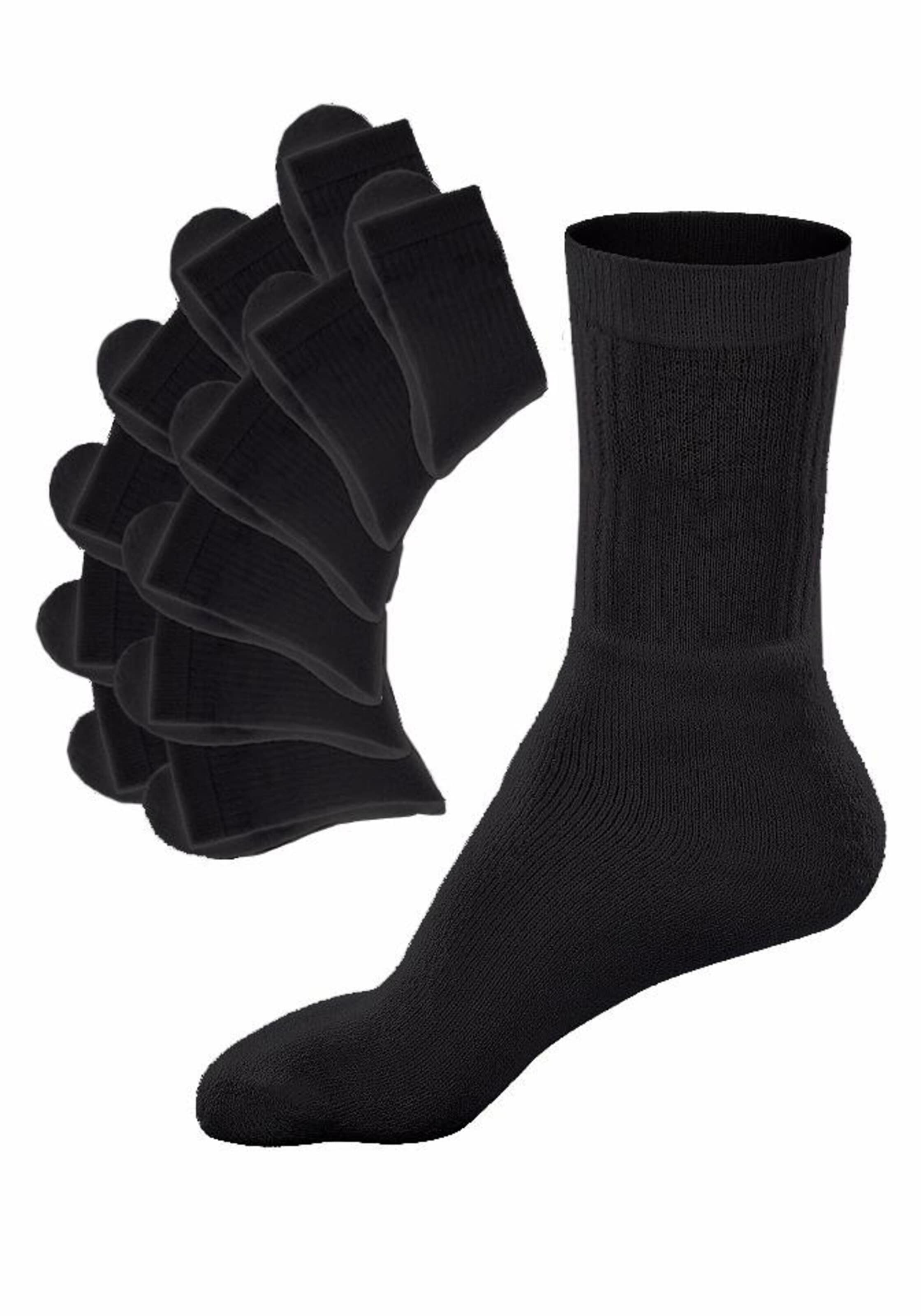 GO IN Sportsocken in Schwarz: Vorderseite