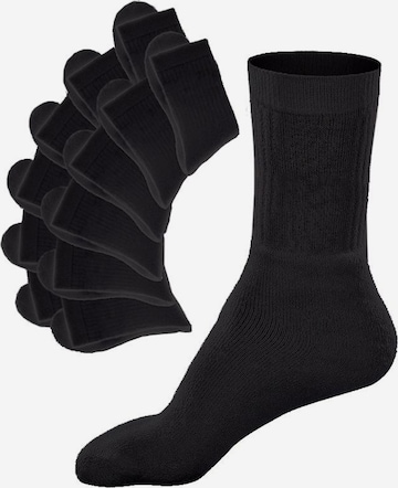 GO IN Socks in Black: front