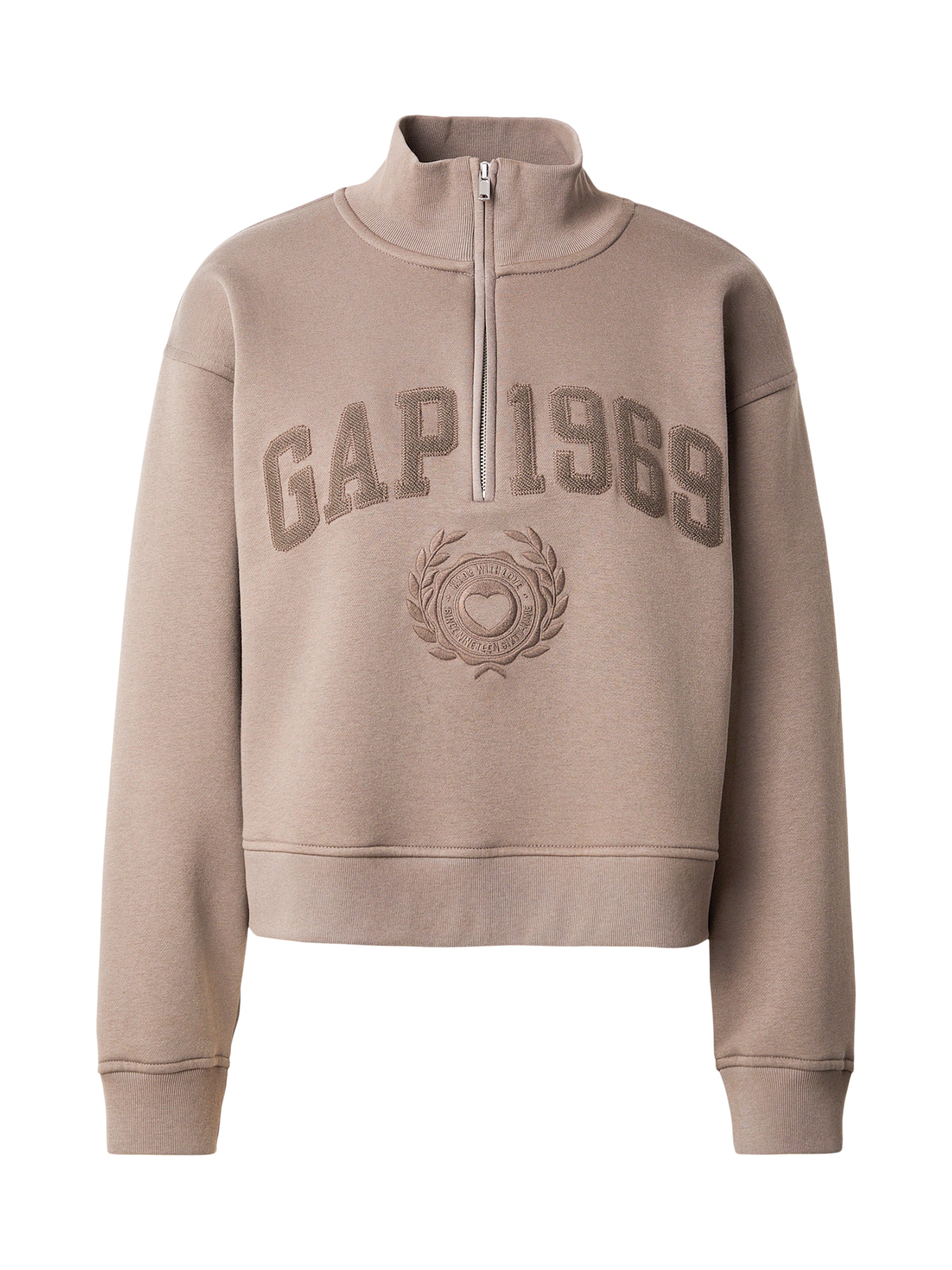 Bluză de molton de la GAP pe maro: față