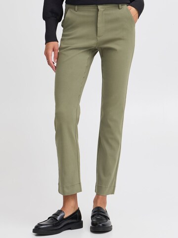 regular Pantaloni chino ' BYDIXI STRAIGHT PANTS' di b.young in verde: frontale