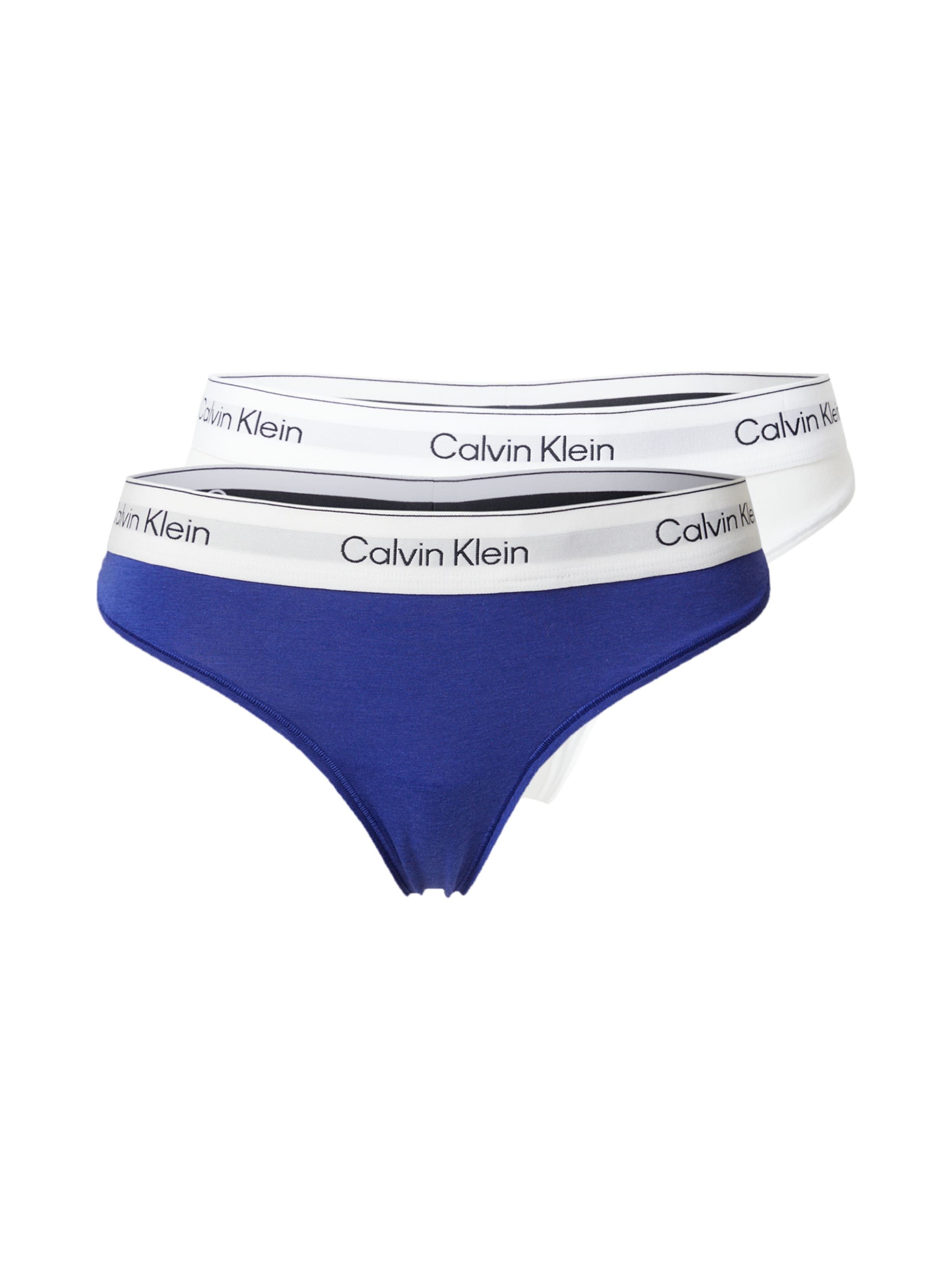 Calvin Klein Underwear Tangice | modra barva: sprednja stran