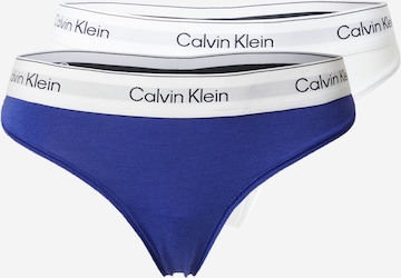 Calvin Klein Underwear Tangice | modra barva: sprednja stran