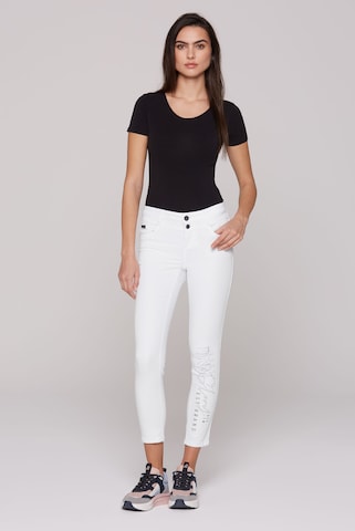 Soccx Slimfit Jeans Slim Fit in Weiß
