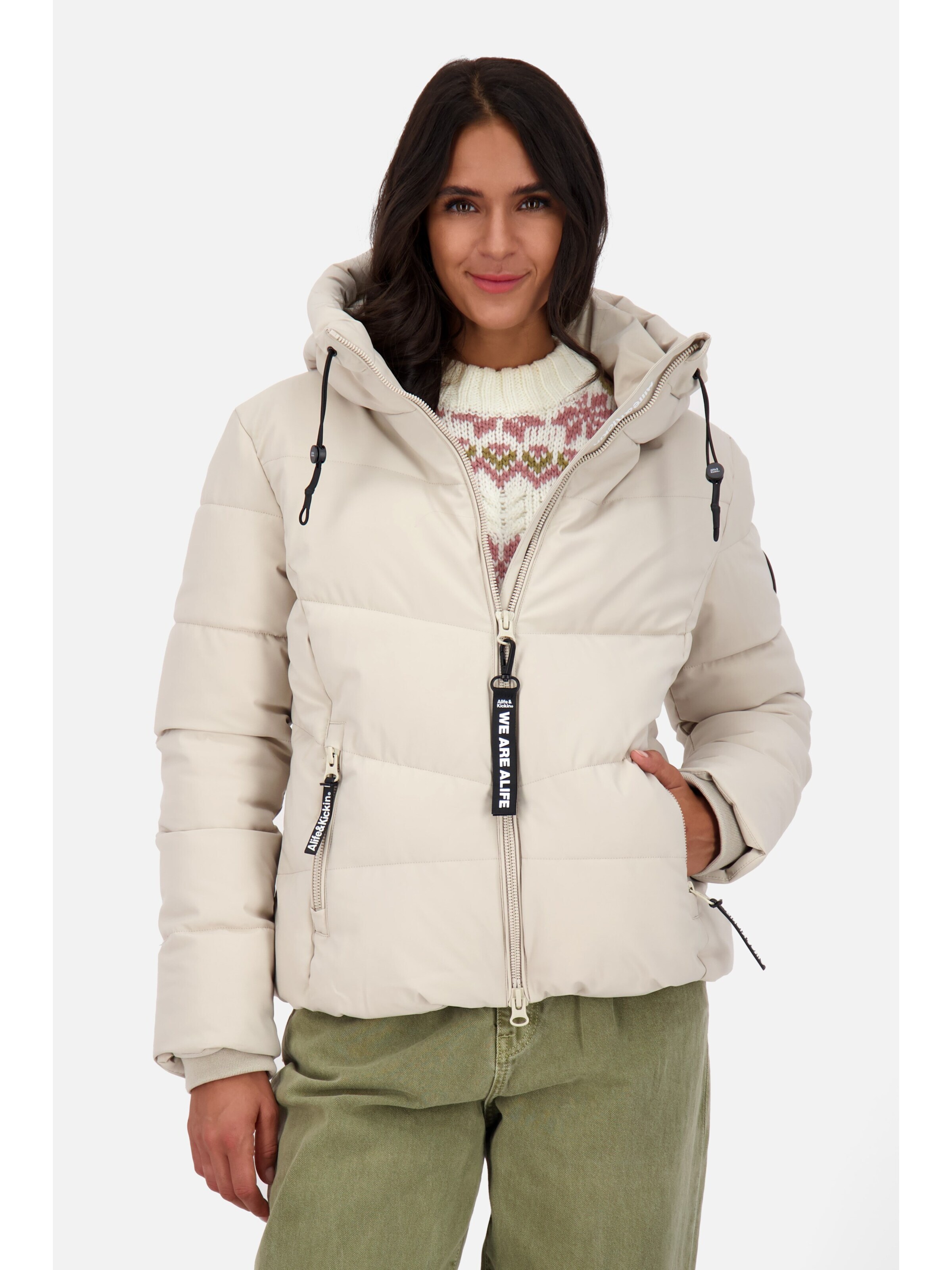 alife & kickin Winterjacke 'Michaela'‌‌‌‌‌‌‌‌‌ in Beige