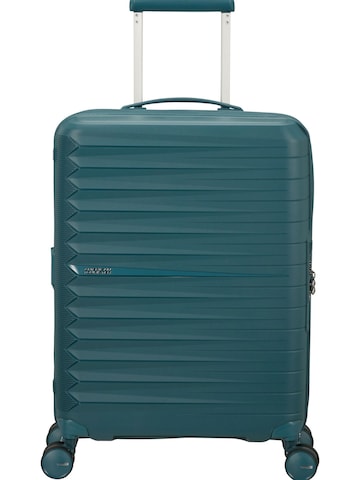 American Tourister Trolley in Groen: voorkant