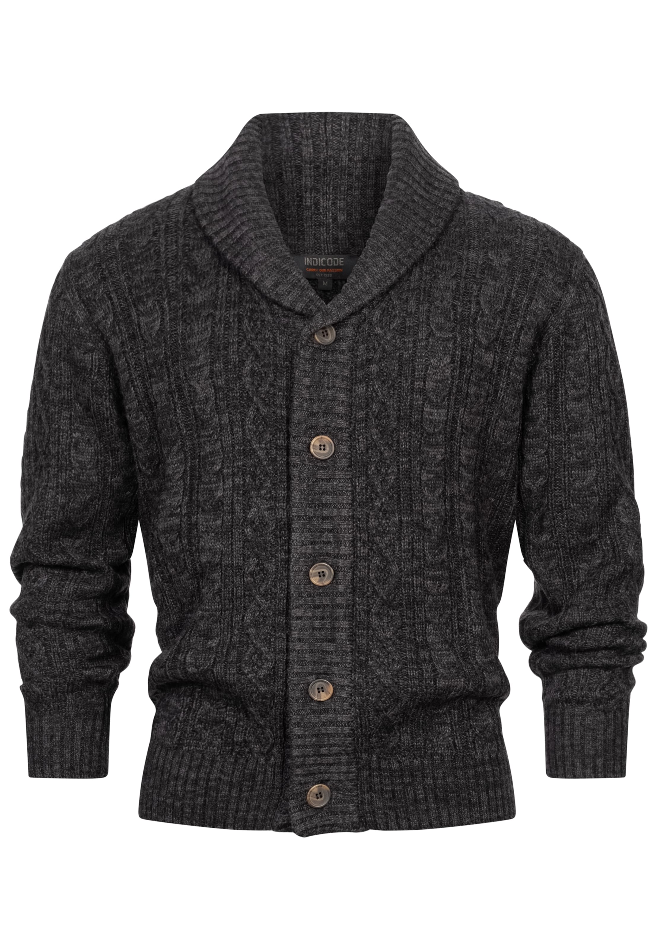 INDICODE JEANS Boxershorts in Schwarz: Vorderseite