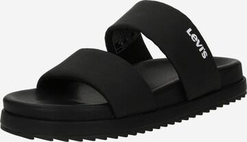 Saboți 'LYDIA' de la LEVI'S ® pe negru: față