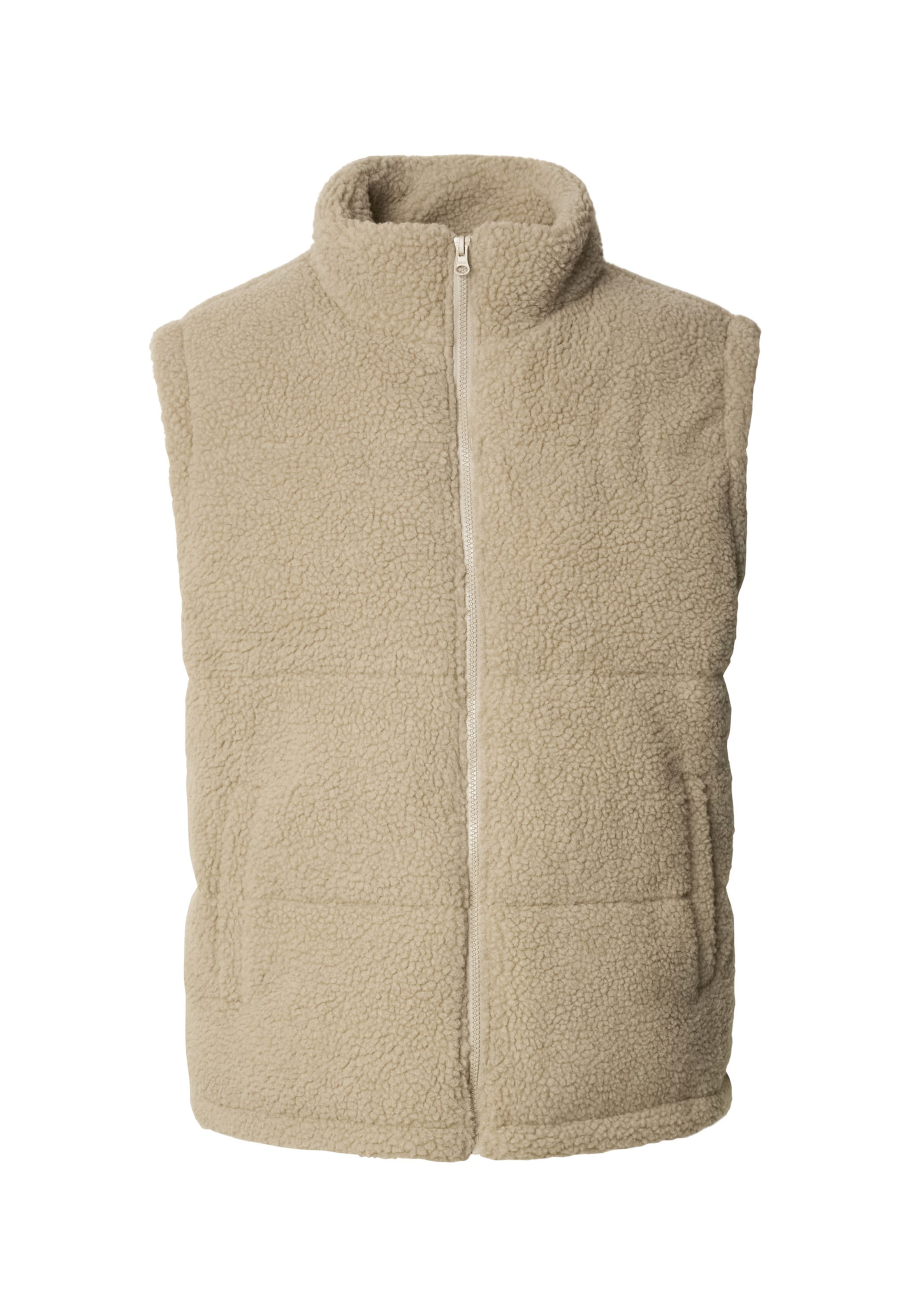 Gilet di Urban Classics in beige: frontale