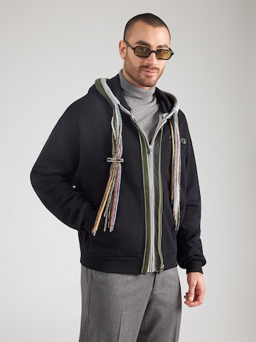 AMBUSH Bluza rozpinana 'MULTI CODE' w kolorze czarny: przód