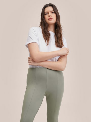 MANGO Skinny Leggings 'RICARDO' i grøn