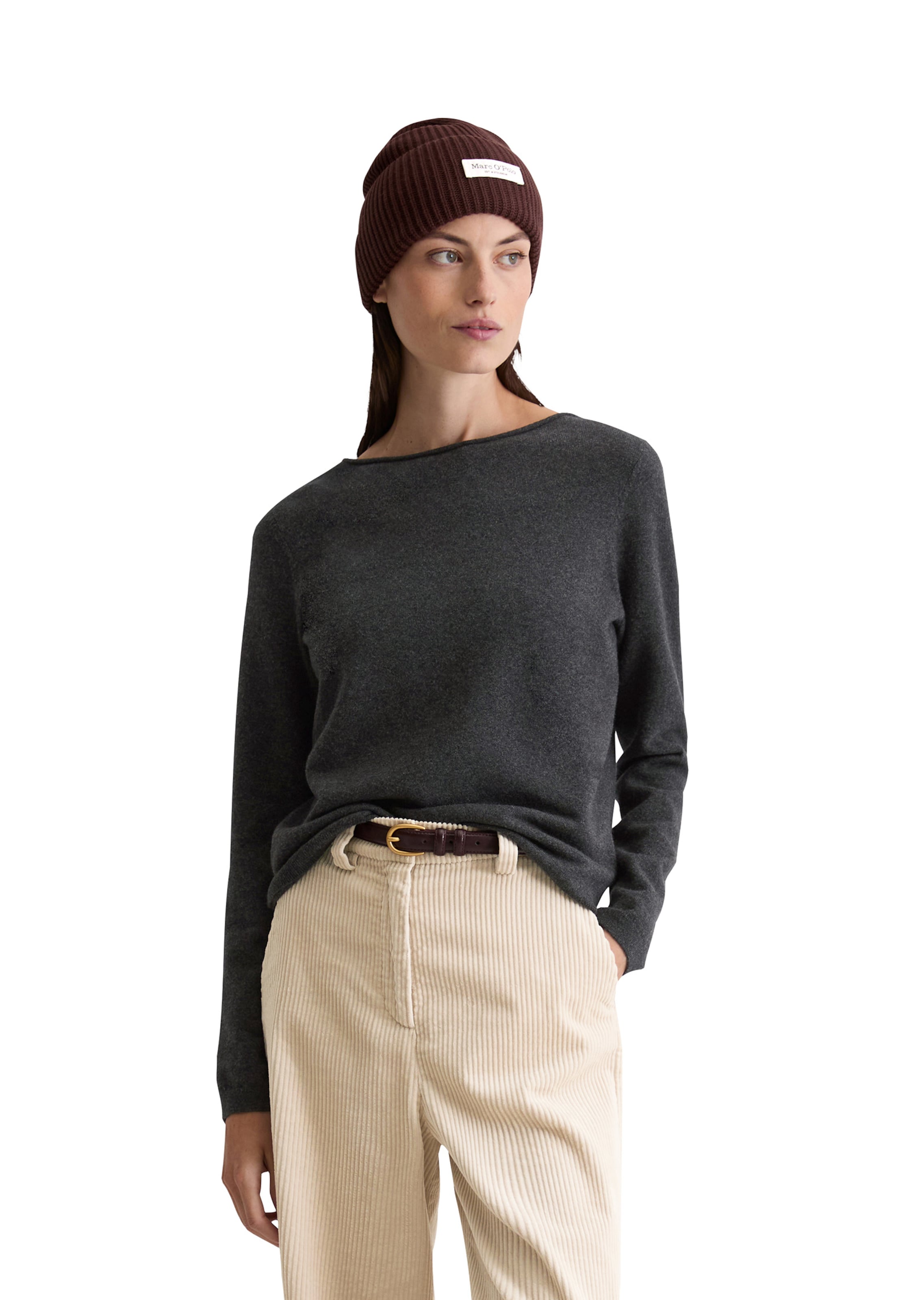 Marc O'Polo Pullover in Schwarz: Vorderseite