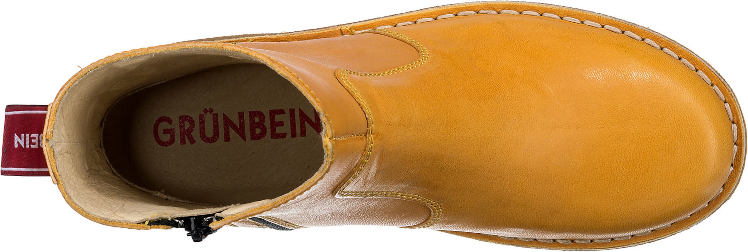 Grünbein Ankle Boots 'Arien' in Yellow