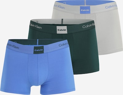 Calvin Klein Underwear Bokserice u nebesko plava / siva melange / tamno zelena, Pregled proizvoda