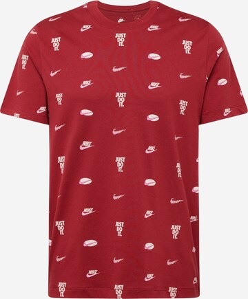 Nike Sportswear T-shirt i röd: framsida