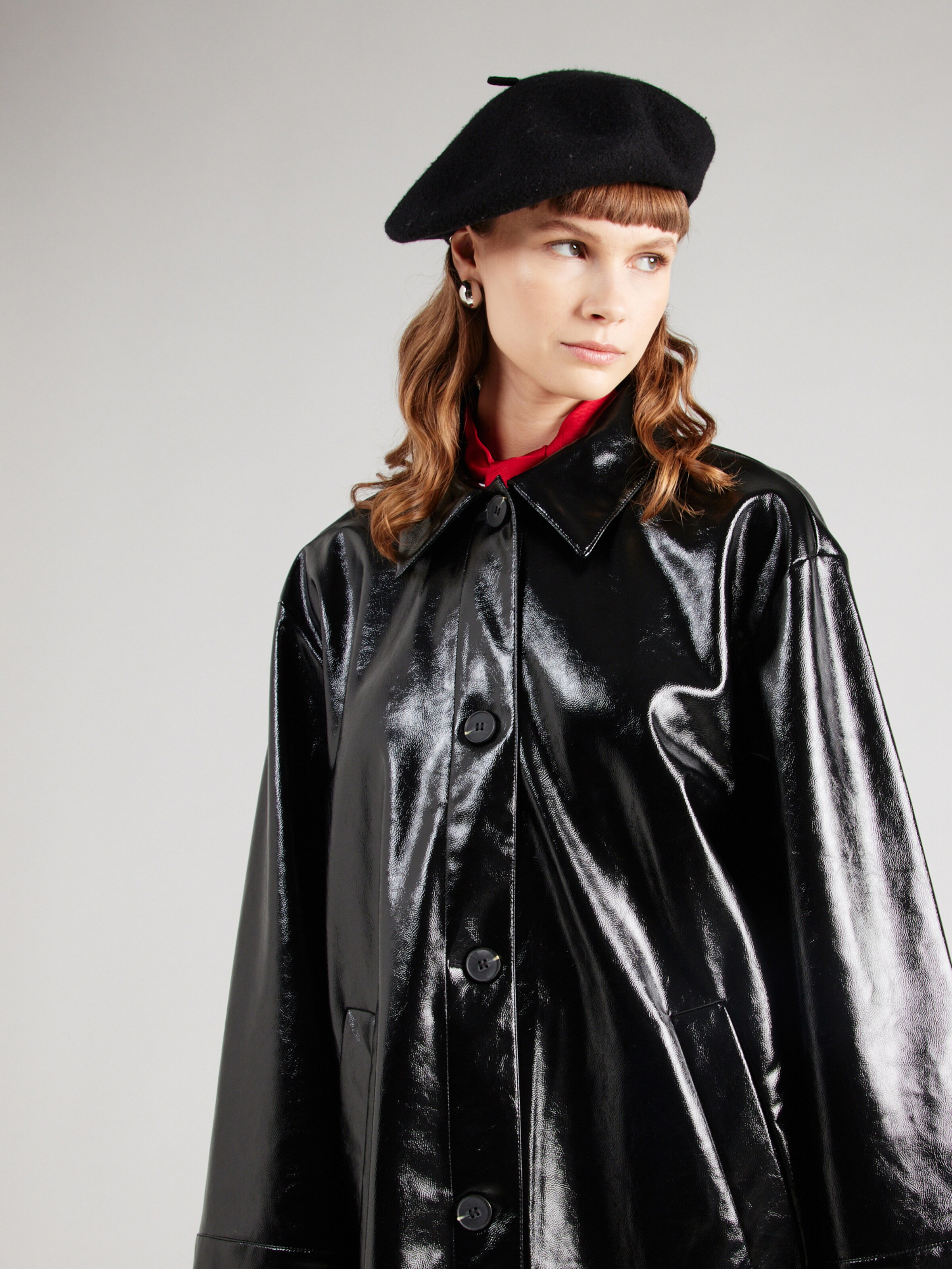 Monki vinyl jacket discount