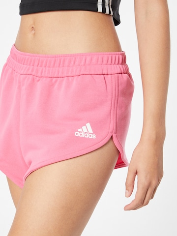 ADIDAS SPORTSWEAR Regular Sports trousers 'Hyperglam Mini' in Pink