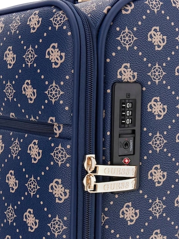 GUESS Walizka 'Guess Valise Silia Navy Logo Trolley' w kolorze niebieski