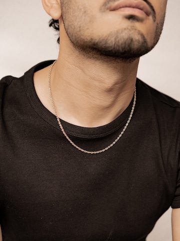 Hey Happiness Ketting 'Raw Twist' in Goud: voorkant