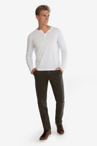 Hinrichs Slimfit Chino 'Garvey' in Groen