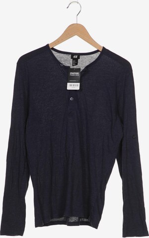 H&M Shirt in M in Blue: front