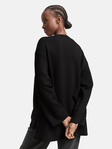 TOM TAILOR DENIM Sweatshirt in Black